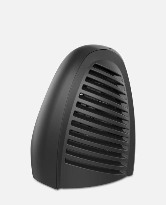 side view of Black AVH2 Advanced whole room heater