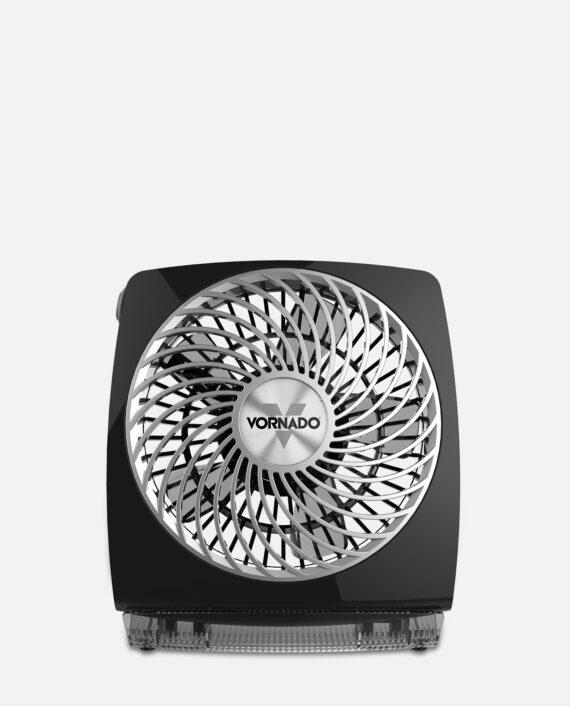 Front view of a black FIT personal air circulator