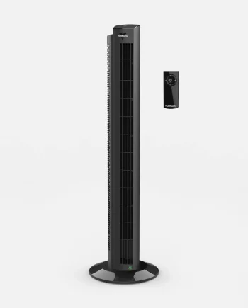 OZI42DC Black Product powerful oscillating tower fan DC motor more energy efficient