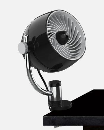 Black Pivot3 Clip compact Air Circulator