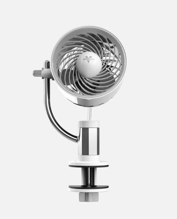 White Pivot Clip Personal Air Circulator Front