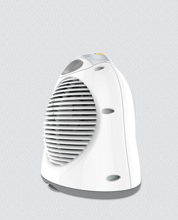 white Tempa small nursery heater Back