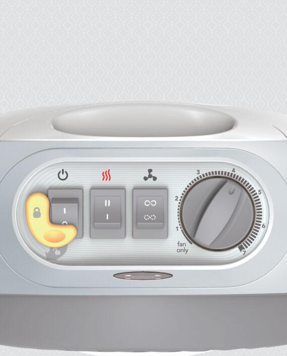 Tempa small nursery heater Controls