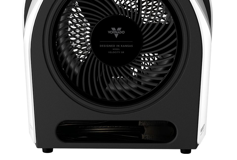 Closeup of the base of a Velocity 5r heater